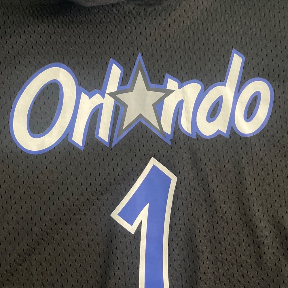 Mitchell & Ness Orlando Magic Hardaway 1 Mesh Jersey Hoodie Black 5XLB NBA HWC - Picture 8 of 8